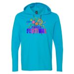 Softstyle® Lightweight Hooded Long Sleeve T-Shirt Thumbnail