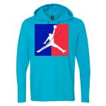 Softstyle® Lightweight Hooded Long Sleeve T-Shirt Thumbnail