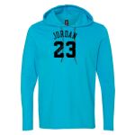 Softstyle® Lightweight Hooded Long Sleeve T-Shirt Thumbnail