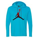 Softstyle® Lightweight Hooded Long Sleeve T-Shirt Thumbnail