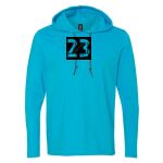 Softstyle® Lightweight Hooded Long Sleeve T-Shirt Thumbnail