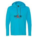 Softstyle® Lightweight Hooded Long Sleeve T-Shirt Thumbnail