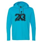 Softstyle® Lightweight Hooded Long Sleeve T-Shirt Thumbnail