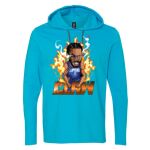 Softstyle® Lightweight Hooded Long Sleeve T-Shirt Thumbnail