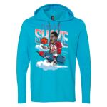 Softstyle® Lightweight Hooded Long Sleeve T-Shirt Thumbnail