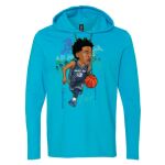 Softstyle® Lightweight Hooded Long Sleeve T-Shirt Thumbnail