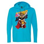 Softstyle® Lightweight Hooded Long Sleeve T-Shirt Thumbnail