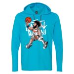 Softstyle® Lightweight Hooded Long Sleeve T-Shirt Thumbnail