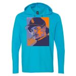 Softstyle® Lightweight Hooded Long Sleeve T-Shirt Thumbnail