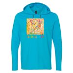 Softstyle® Lightweight Hooded Long Sleeve T-Shirt Thumbnail