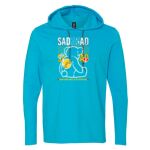 Softstyle® Lightweight Hooded Long Sleeve T-Shirt Thumbnail