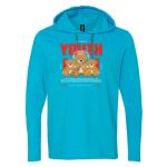 Softstyle® Lightweight Hooded Long Sleeve T-Shirt Thumbnail