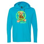 Softstyle® Lightweight Hooded Long Sleeve T-Shirt Thumbnail
