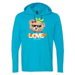 Softstyle® Lightweight Hooded Long Sleeve T-Shirt Thumbnail