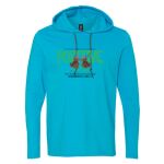 Softstyle® Lightweight Hooded Long Sleeve T-Shirt Thumbnail