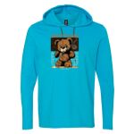 Softstyle® Lightweight Hooded Long Sleeve T-Shirt Thumbnail