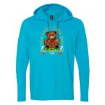 Softstyle® Lightweight Hooded Long Sleeve T-Shirt Thumbnail