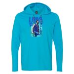 Softstyle® Lightweight Hooded Long Sleeve T-Shirt Thumbnail