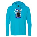 Softstyle® Lightweight Hooded Long Sleeve T-Shirt Thumbnail