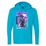 Softstyle® Lightweight Hooded Long Sleeve T-Shirt Thumbnail