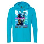 Softstyle® Lightweight Hooded Long Sleeve T-Shirt Thumbnail