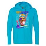 Softstyle® Lightweight Hooded Long Sleeve T-Shirt Thumbnail