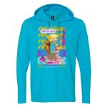 Softstyle® Lightweight Hooded Long Sleeve T-Shirt Thumbnail