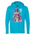 Softstyle® Lightweight Hooded Long Sleeve T-Shirt Thumbnail