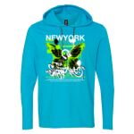 Softstyle® Lightweight Hooded Long Sleeve T-Shirt Thumbnail