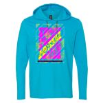 Softstyle® Lightweight Hooded Long Sleeve T-Shirt Thumbnail