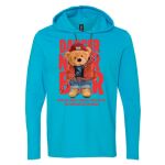 Softstyle® Lightweight Hooded Long Sleeve T-Shirt Thumbnail