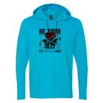 Softstyle® Lightweight Hooded Long Sleeve T-Shirt Thumbnail