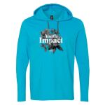 Softstyle® Lightweight Hooded Long Sleeve T-Shirt Thumbnail