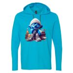 Softstyle® Lightweight Hooded Long Sleeve T-Shirt Thumbnail