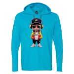 Softstyle® Lightweight Hooded Long Sleeve T-Shirt Thumbnail