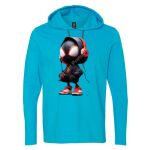 Softstyle® Lightweight Hooded Long Sleeve T-Shirt Thumbnail