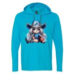 Softstyle® Lightweight Hooded Long Sleeve T-Shirt Thumbnail