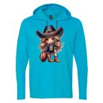 Softstyle® Lightweight Hooded Long Sleeve T-Shirt Thumbnail