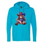 Softstyle® Lightweight Hooded Long Sleeve T-Shirt Thumbnail