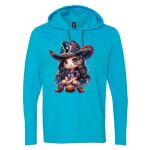 Softstyle® Lightweight Hooded Long Sleeve T-Shirt Thumbnail