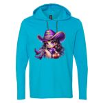 Softstyle® Lightweight Hooded Long Sleeve T-Shirt Thumbnail