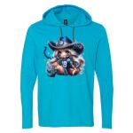 Softstyle® Lightweight Hooded Long Sleeve T-Shirt Thumbnail