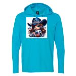 Softstyle® Lightweight Hooded Long Sleeve T-Shirt Thumbnail