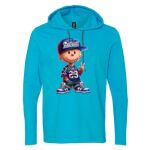 Softstyle® Lightweight Hooded Long Sleeve T-Shirt Thumbnail