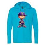 Softstyle® Lightweight Hooded Long Sleeve T-Shirt Thumbnail