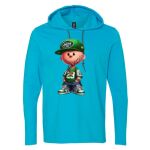 Softstyle® Lightweight Hooded Long Sleeve T-Shirt Thumbnail
