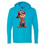 Softstyle® Lightweight Hooded Long Sleeve T-Shirt Thumbnail