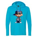 Softstyle® Lightweight Hooded Long Sleeve T-Shirt Thumbnail
