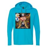 Softstyle® Lightweight Hooded Long Sleeve T-Shirt Thumbnail