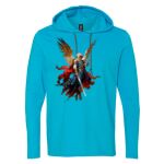 Softstyle® Lightweight Hooded Long Sleeve T-Shirt Thumbnail